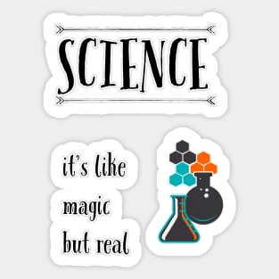 Science is magic Sticker